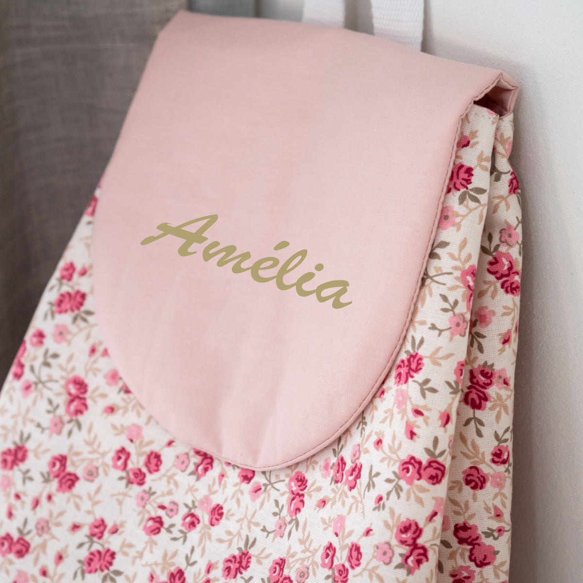 Sac à dos pour enfant ou femme Roseraie - Personnalisable - L'Atelier de July