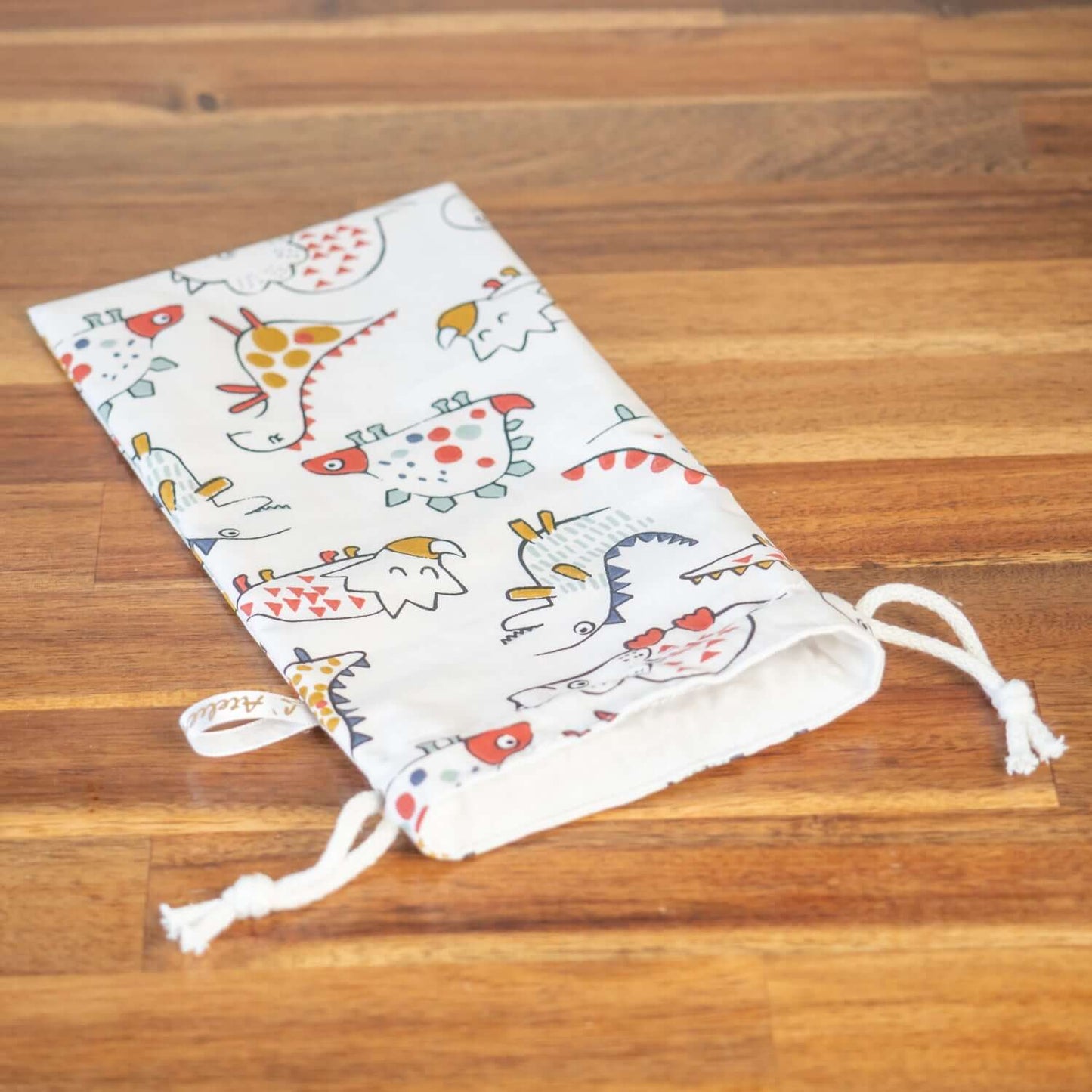 Sac à sandwich enfant en coton et coton enduit Drago - L'Atelier de July