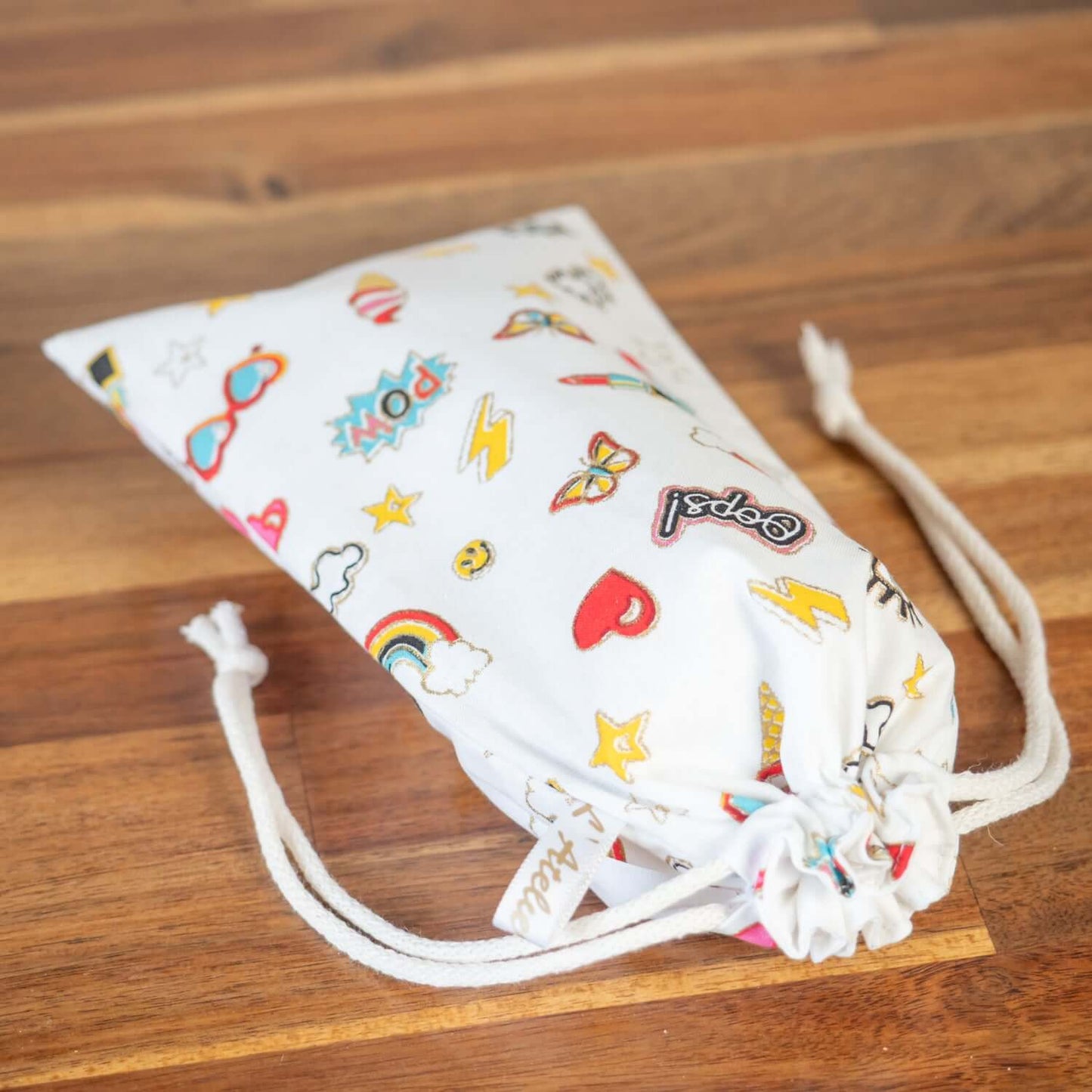 Sac à sandwich enfant en coton et coton enduit Pins - L'Atelier de July