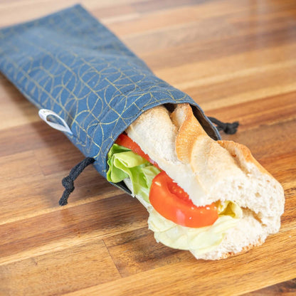 Sac à sandwich en coton et coton enduit Calimal - L'Atelier de July