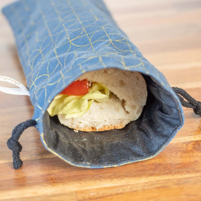 Sac à sandwich en coton et coton enduit Calimal - L'Atelier de July