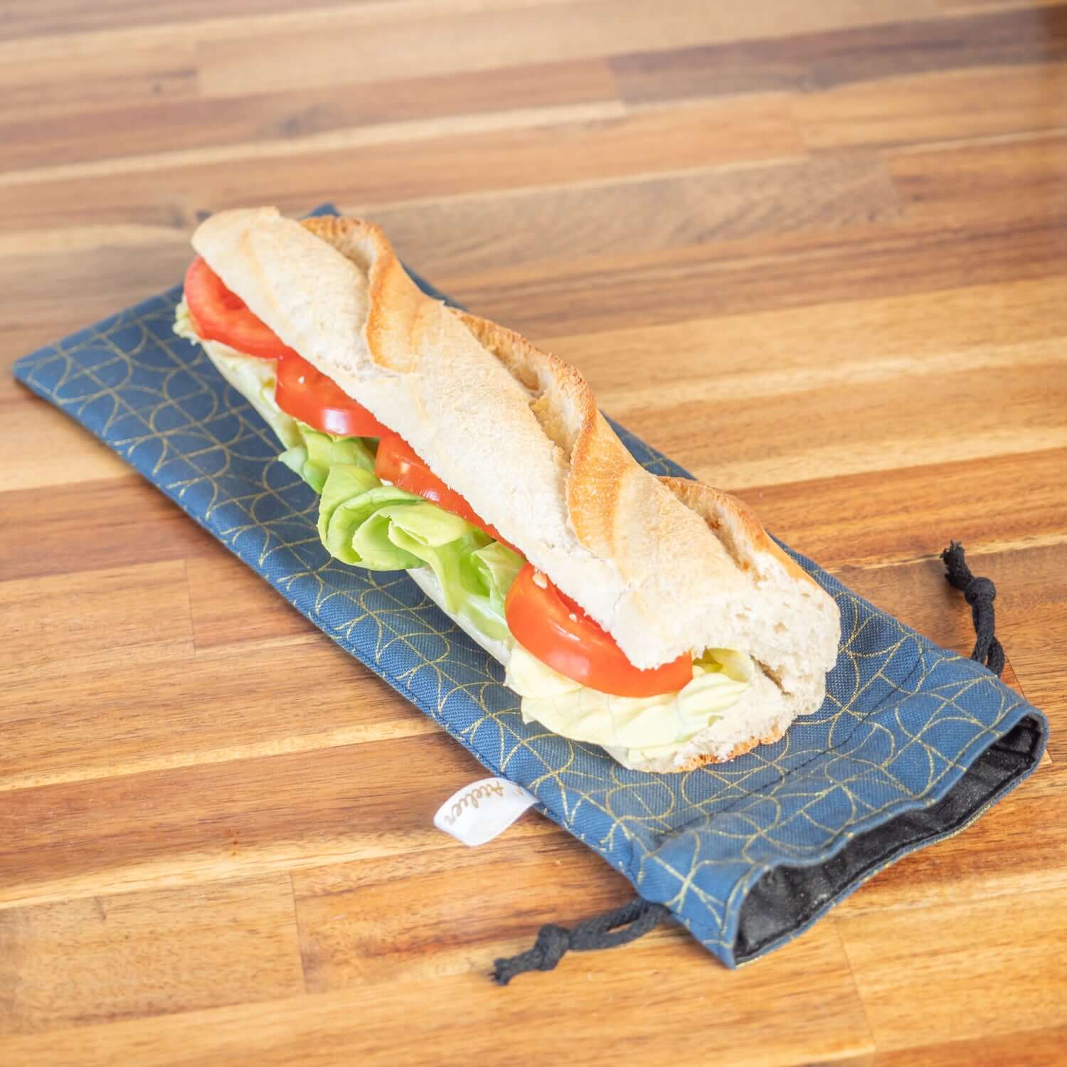 Sac à sandwich en coton et coton enduit Calimal - L'Atelier de July