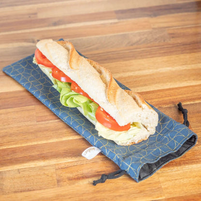 Sac à sandwich en coton et coton enduit Calimal - L'Atelier de July