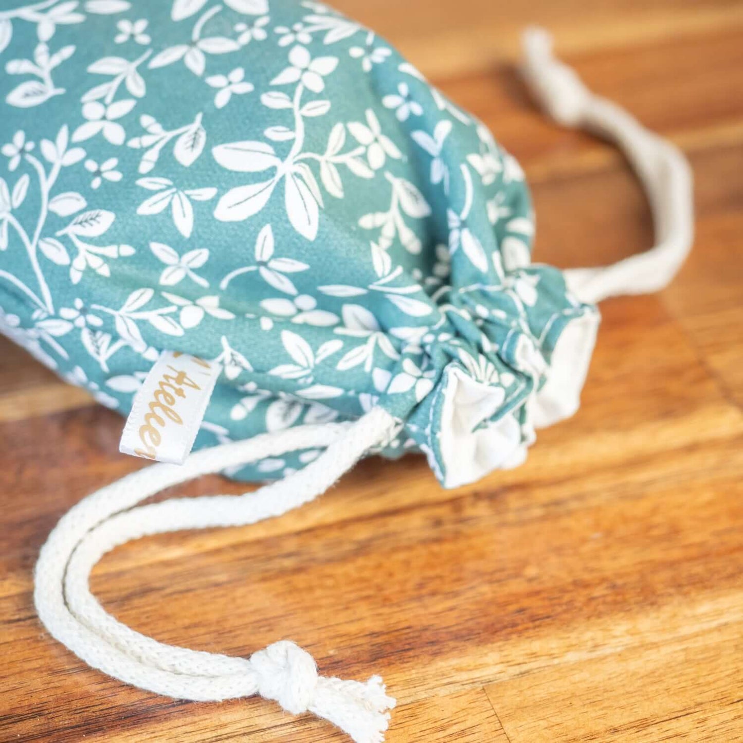 Sac à sandwich en coton et coton enduit Juliette - L'Atelier de July