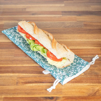Sac à sandwich en coton et coton enduit Juliette - L'Atelier de July