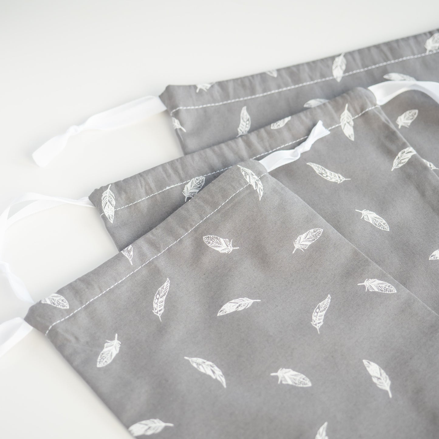 Sac à vrac zéro déchet en tissu Plume - L'Atelier de July