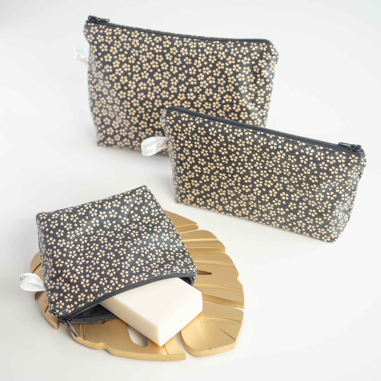 Trousse à savon coton enduit Boldy - L'Atelier de July