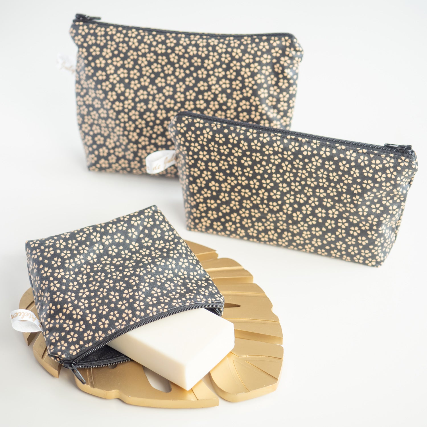 Trousse à savon coton enduit Boldy - L'Atelier de July