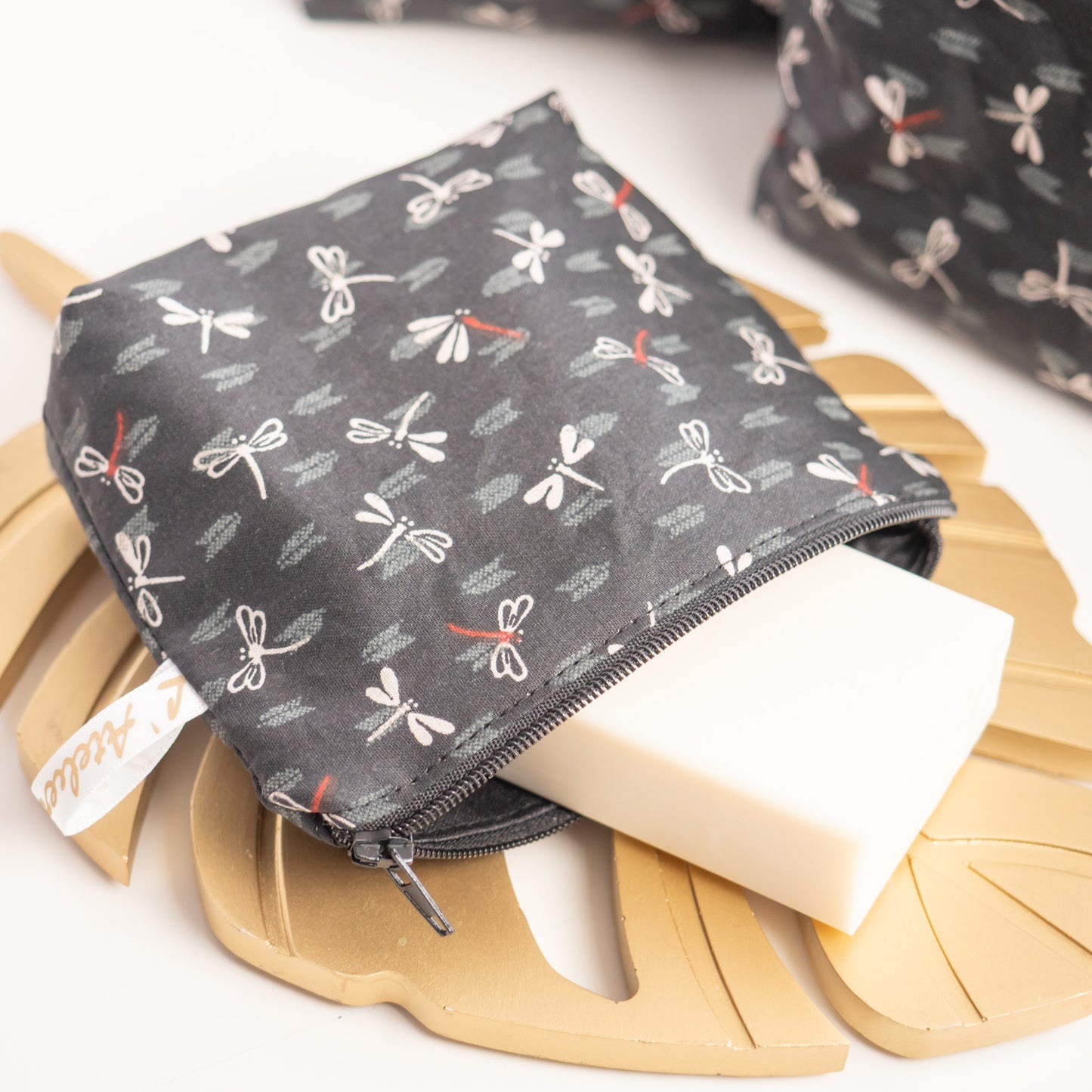 Trousse à savon coton enduit bio Debby - L'Atelier de July