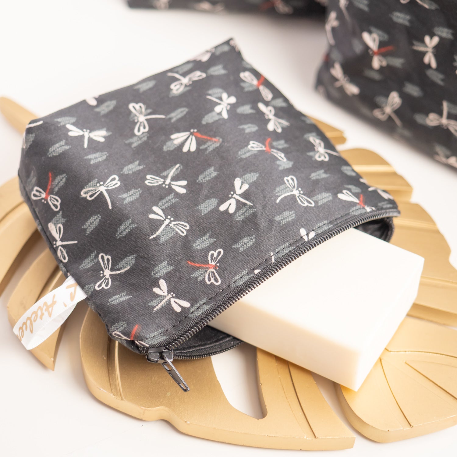 Trousse à savon coton enduit bio Debby - L'Atelier de July