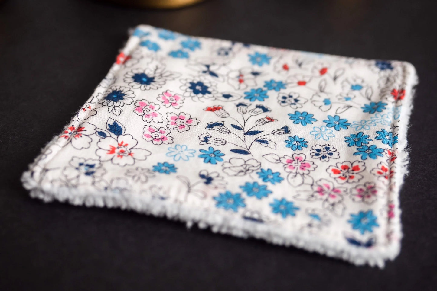 Coton lingette lavable tissu BIO « Liberty Blanc »