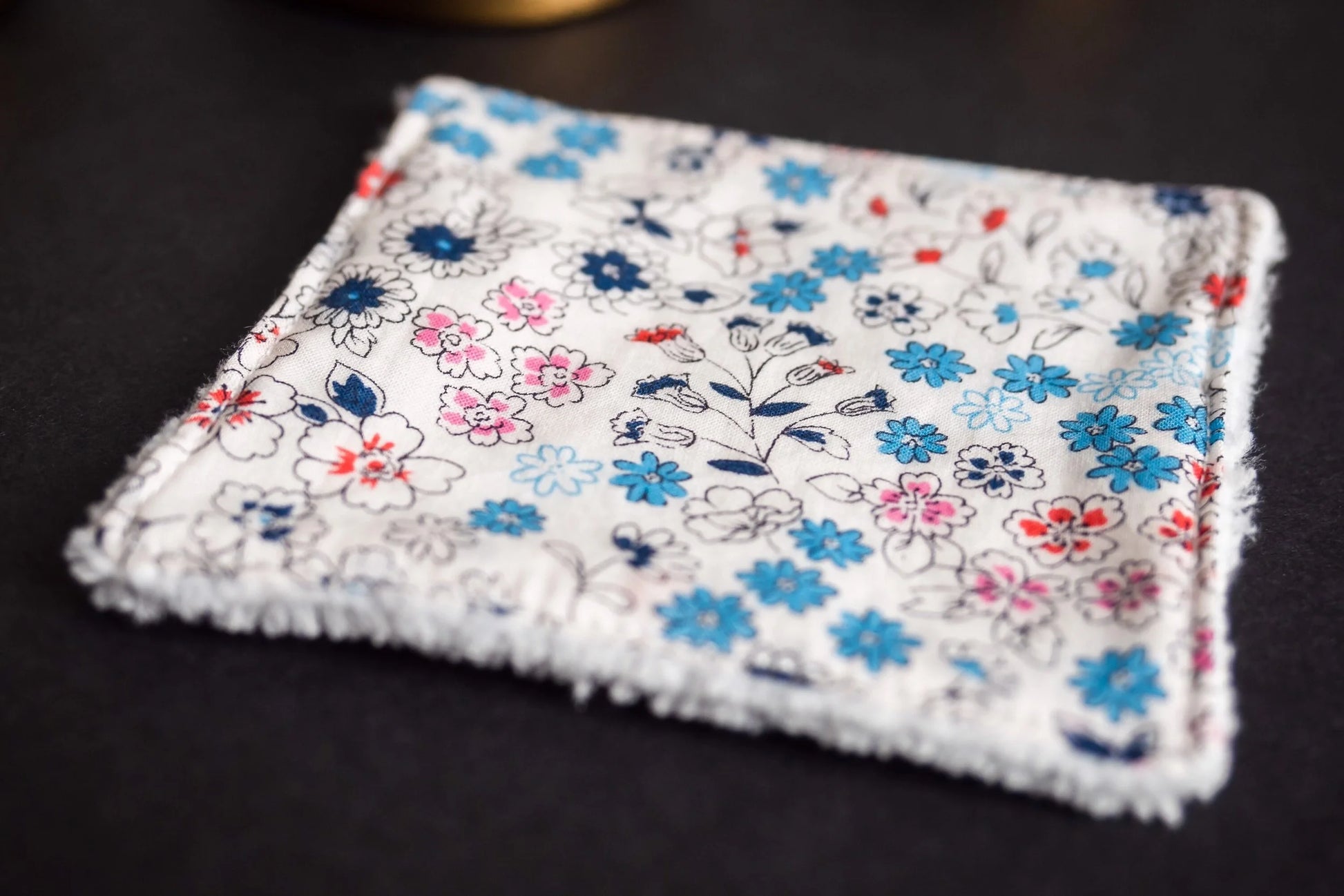 Coton lingette lavable tissu BIO « Liberty Blanc »